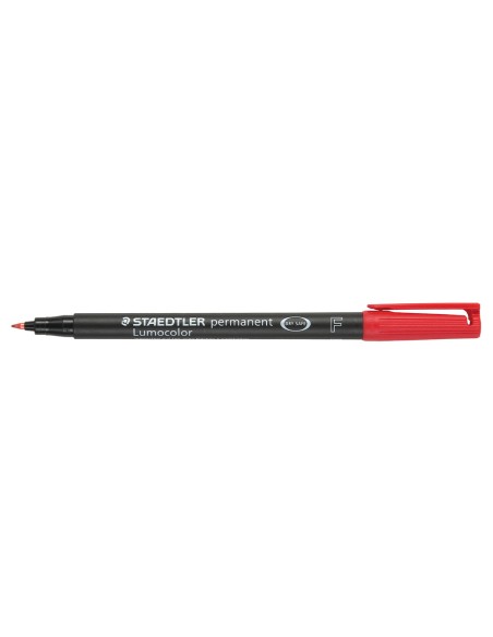 CI | Rotulador lumocolor retroproyeccion punta de fibrapermanente 318-2 rojo punta fina redonda 0.6 mm
