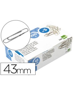 CI | Clips liderpapel n. 3 labiados 43 mm caja de 100...