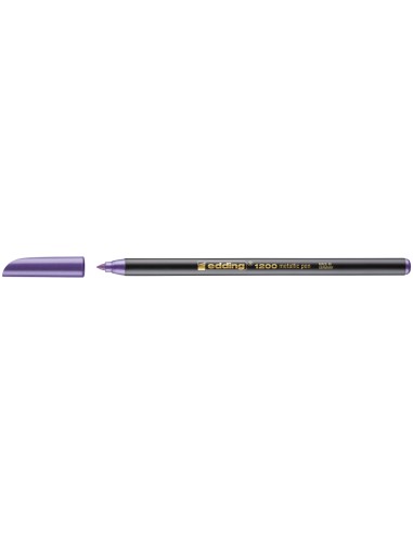 CI | Rotulador edding punta fibra 1200 violeta metalizado n 78 punta redonda 1-3 mm