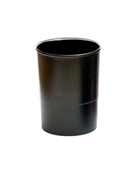 CI | Cubilete portalapices q-connect plastico negro opaco