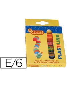 CI | Plastilina jovi -estuche de 6 unidades