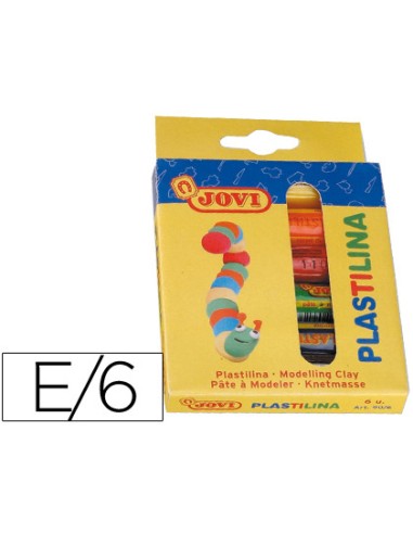 CI | Plastilina jovi -estuche de 6 unidades