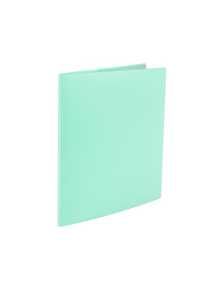 CI | Carpeta liderpapel escaparate 80 fundas polipropileno din a4 verde manzana opaco