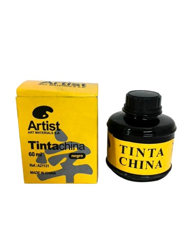 CI | Tinta china artist negra frasco de 60 ml