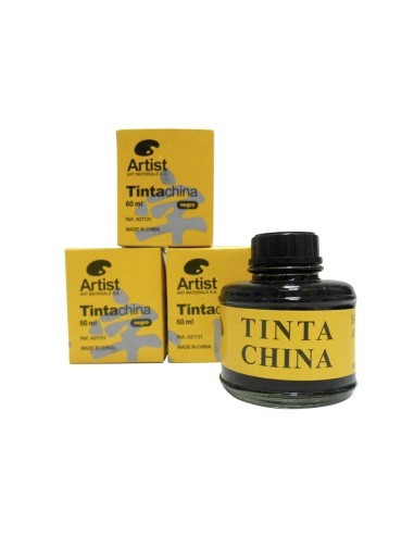CI | Tinta china artist negra frasco de 60 ml