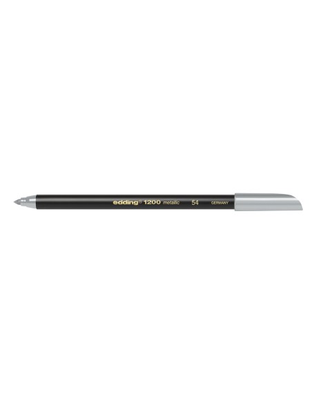 CI | Rotulador edding punta fibra 1200 plata n. 54 -punta redonda 1-3 mm