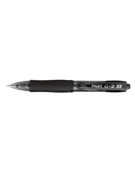 CI | Boligrafo pilot g-2 pixie negro tinta gel retractil sujecion de caucho
