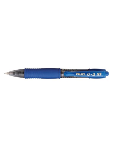 CI | Boligrafo pilot g-2 pixie azul tinta gel retractil sujecion de caucho