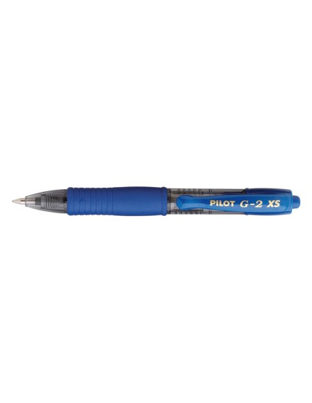 CI | Boligrafo pilot g-2 pixie azul tinta gel retractil sujecion de caucho