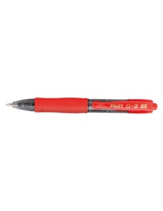 CI | Boligrafo pilot g-2 pixie rojo tinta gel retractil... 2