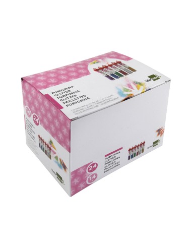 CI | Purpurina liderpapel fantasia colores metalicos surtidos bote de 14 gr