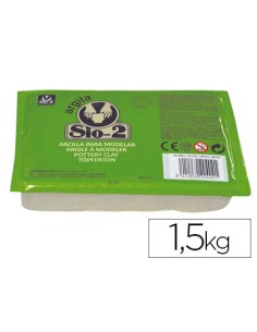 CI | Arcilla sio-2 blanca paquete de 1.5 kg