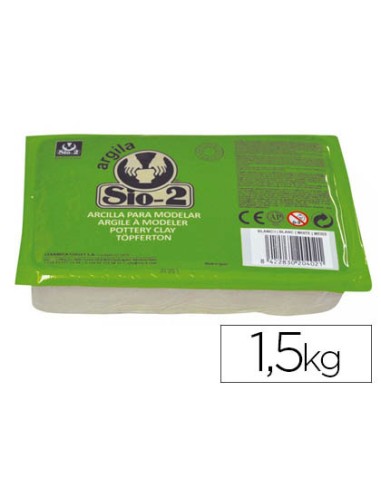 CI | Arcilla sio-2 blanca paquete de 1.5 kg