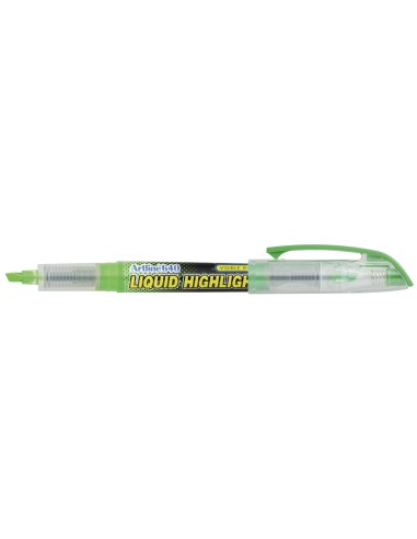 CI | Rotulador artline fluorescente ek-640 verde -punta biselada