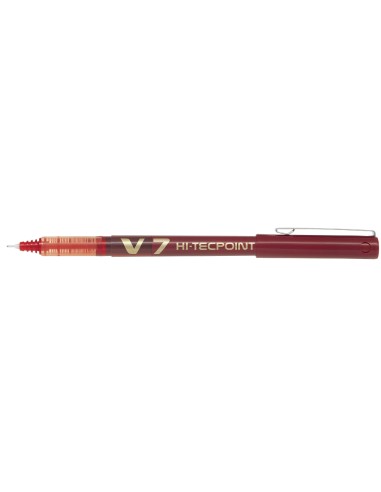 CI | Rotulador pilot punta aguja v-7 rojo 0.7 mm