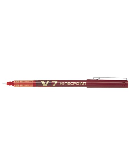 CI | Rotulador pilot punta aguja v-7 rojo 0.7 mm