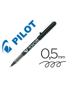 CI | Rotulador pilot roller v-ball negro 0.5 mm