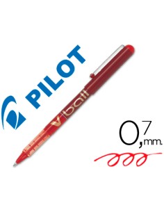CI | Rotulador pilot roller v-ball rojo 0.7 mm
