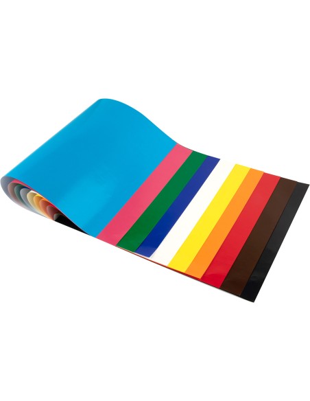 CI | Bloc trabajos manuales liderpapel charol 240x315mm 10hojas colores surtidos