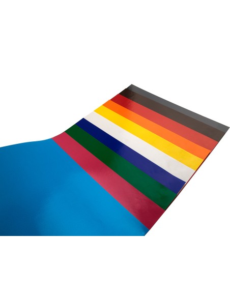 CI | Bloc trabajos manuales liderpapel charol 240x315mm 10hojas colores surtidos