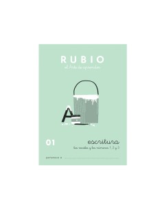 CI | Cuaderno rubio caligrafia nº 01 2