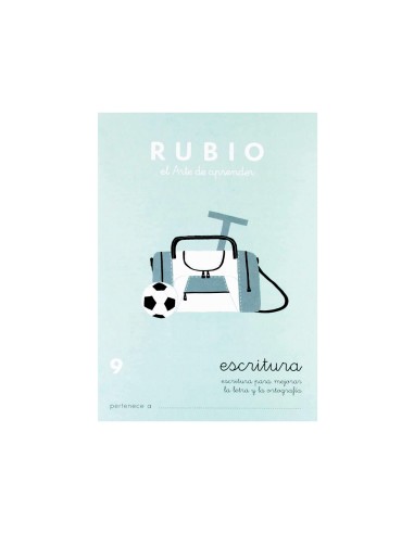 CI | Cuaderno rubio caligrafia nº 9