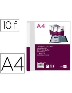 CI | Carpeta liderpapel 10 fundas canguro pp din a4...