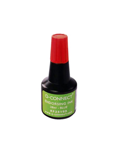 CI | Tinta tampon q-connect rojo -frasco de 28 ml