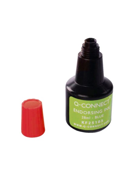 CI | Tinta tampon q-connect rojo -frasco de 28 ml