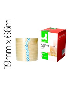 CI | Cinta adhesiva q-connect 66 mt x 19 mm