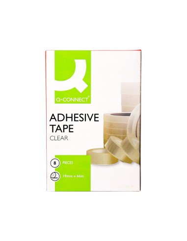 CI | Cinta adhesiva q-connect 66 mt x 19 mm