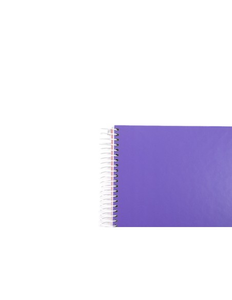 CI | Cuaderno espiral liderpapel folio witty tapa dura 80h 75gr cuadro 4mm con margen colores surtidos