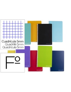 CI | Cuaderno espiral liderpapel folio witty tapa dura...