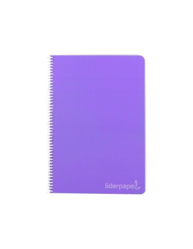 CI | Cuaderno espiral liderpapel folio witty tapa dura 80h 75gr liso sin margen colores surtidos