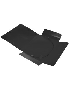 CI | Carpeta liderpapel gomas solapas 34975 polipropileno din a5 negra 2