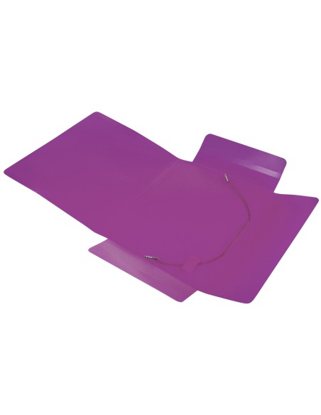 CI | Carpeta liderpapel gomas solapas 34976 polipropileno din a5 violeta