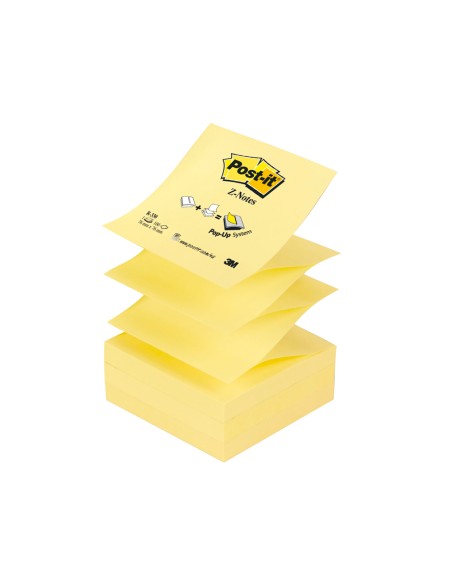 CI | Bloc de notas adhesivas quita y pon post-it 76x76 mm z-notes