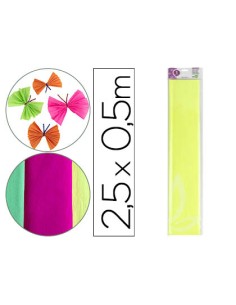 CI | Papel crespon liderpapel 50 cm x 2,5 m 34g/m2...