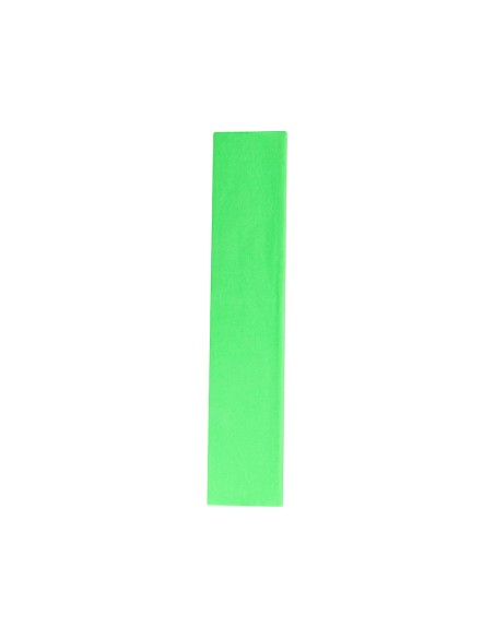 CI | Papel crespon liderpapel 50 cm x 2,5 m 34g/m2 verde fluorescente