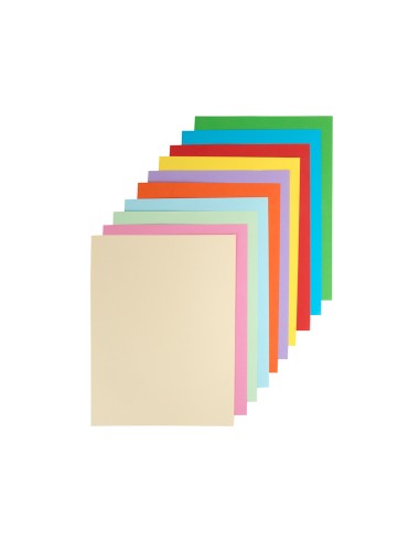 CI | Bloc trabajos manuales cartulina 240x315mm 10 hojas colores surtidos
