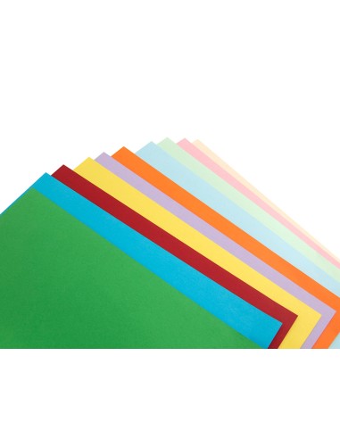 CI | Bloc trabajos manuales cartulina 240x315mm 10 hojas colores surtidos