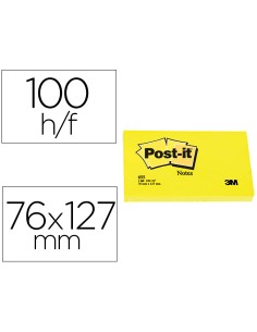 CI | Bloc de notas adhesivas quita y pon post-it 76x127...