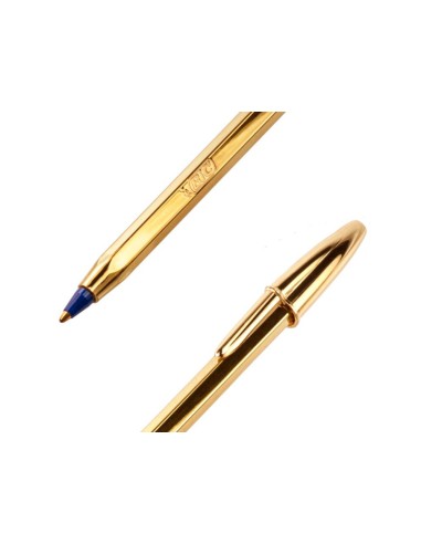 CI | Boligrafo bic cristal celebration oro...