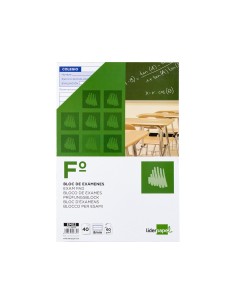 CI | Bloc examenes liderpapel horizontal folio 40 hojas... 2