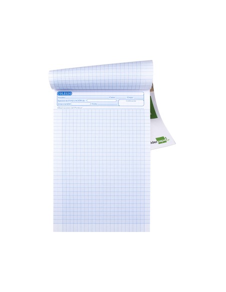 CI | Bloc examenes liderpapel cuadro 2mm folio 40 hojas 60g/m2