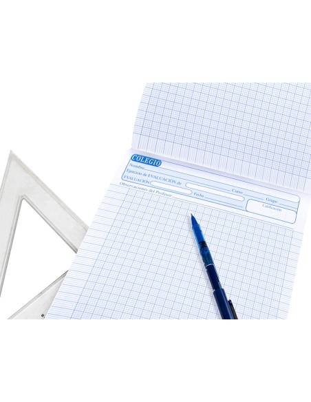 CI | Bloc examenes liderpapel cuadro 2mm folio 40 hojas 60g/m2