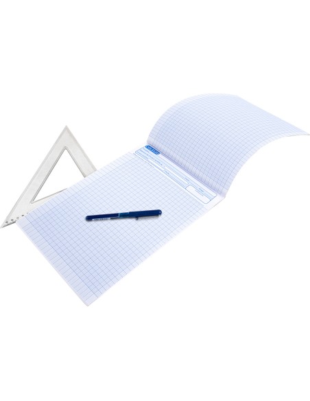 CI | Bloc examenes liderpapel cuadro 2mm folio 40 hojas 60g/m2