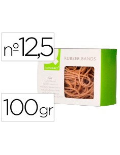 CI | Bandas elasticas q-connect 100 gr 125 x 9 mm numero...