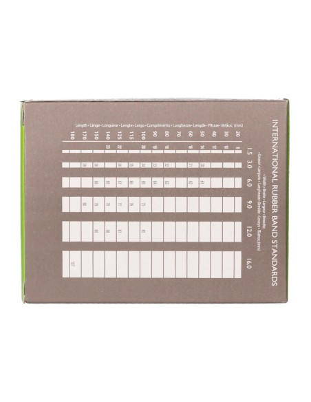 CI | Bandas elasticas q-connect 100 gr 125 x 9 mm numero 12,5