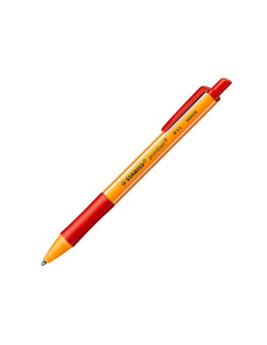 CI | Boligrafo stabilo pointball 0,5 mm color rojo
